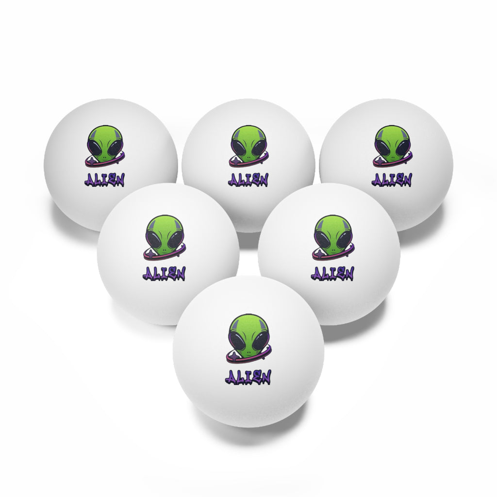 Alien Ping Pong Balls Set, Fun Game Accessories for Parties, Unique Gifts for Gamers, Alien-Themed Party Supplies, Outer Space Decor
