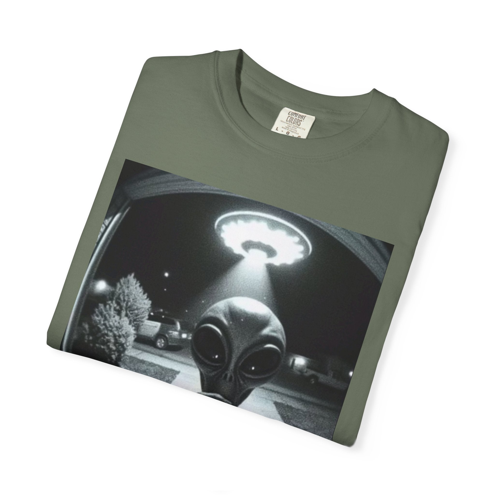 Alien Encounter Unisex Garment-Dyed T-Shirt