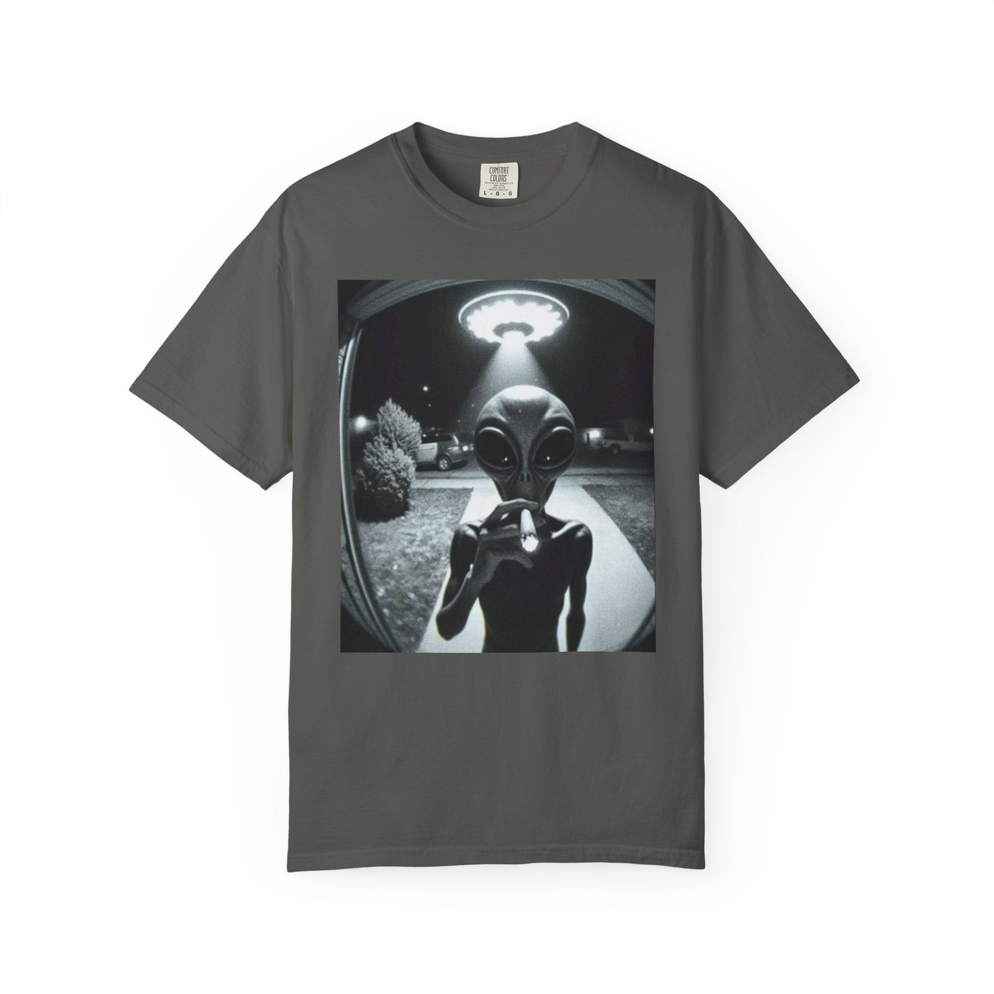Alien Encounter Unisex Garment-Dyed T-Shirt