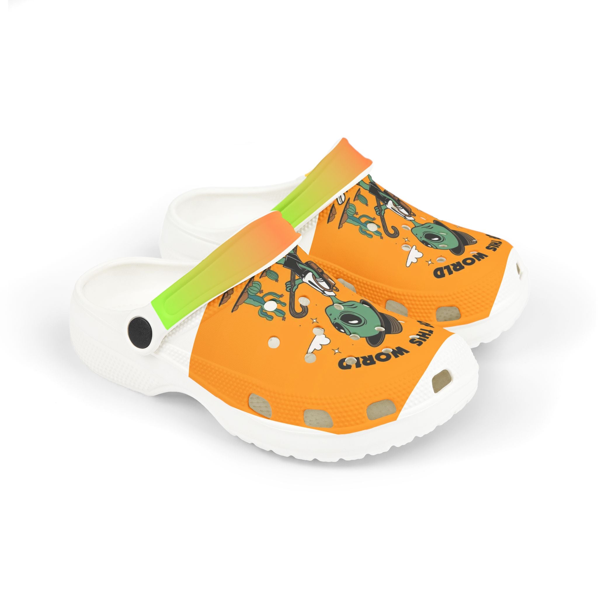 Out of This World Kids EVA Foam Clogs - Fun Alien Design for Summer Play