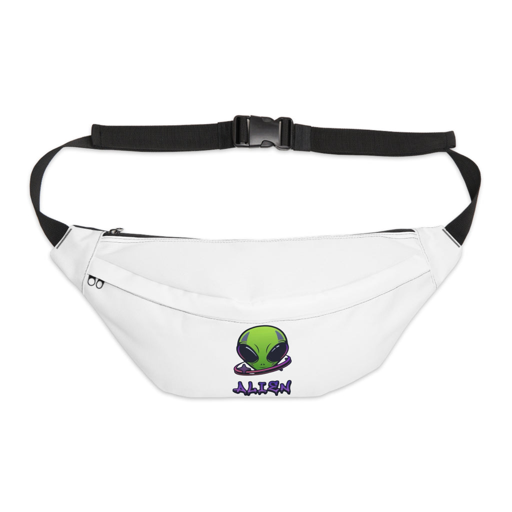 Alien Graphic Fanny Pack, Trendy Waist Bag for Festivals, Travel Essentials, Concerts, Unique Gift for Alien Lovers