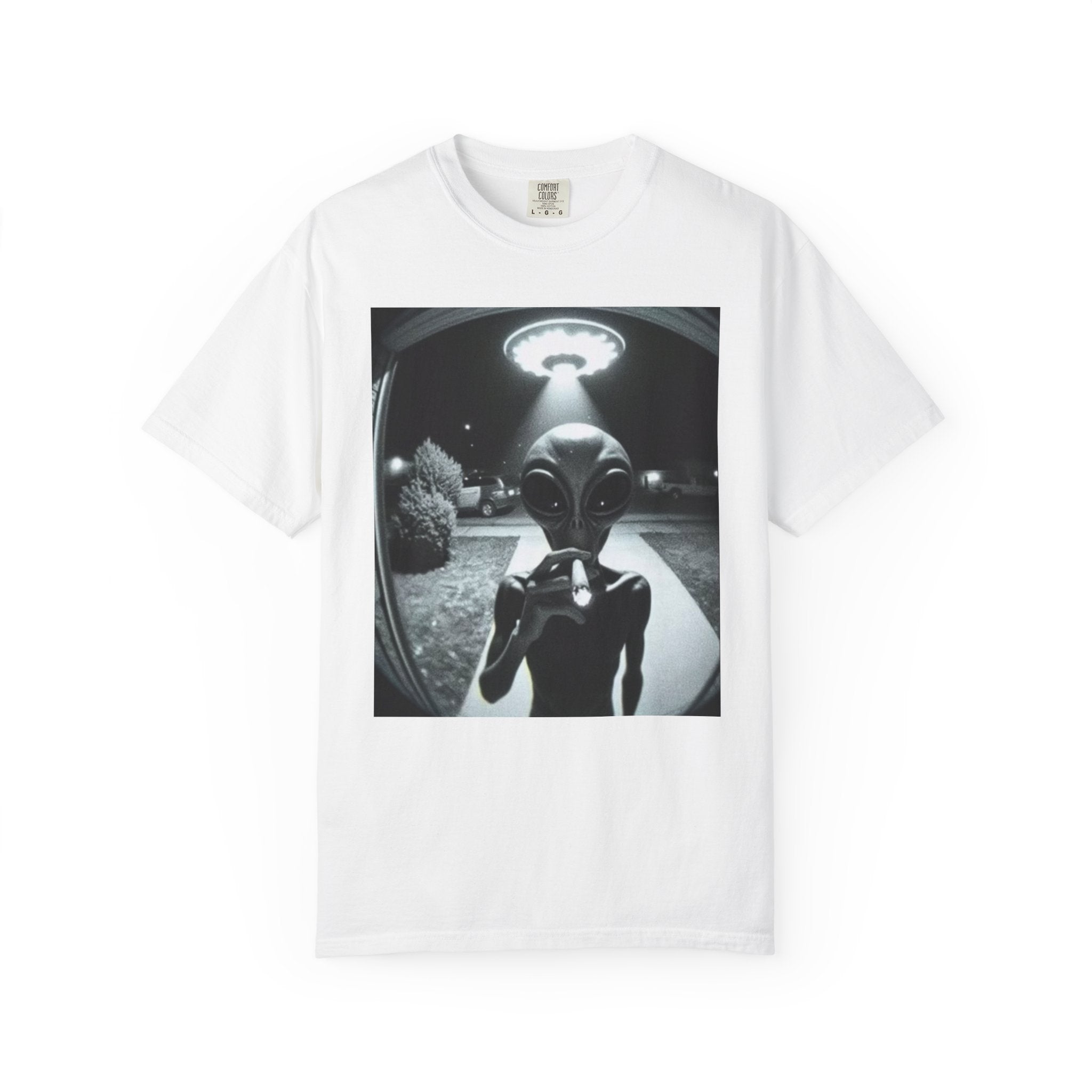 Alien Encounter Unisex Garment-Dyed T-Shirt