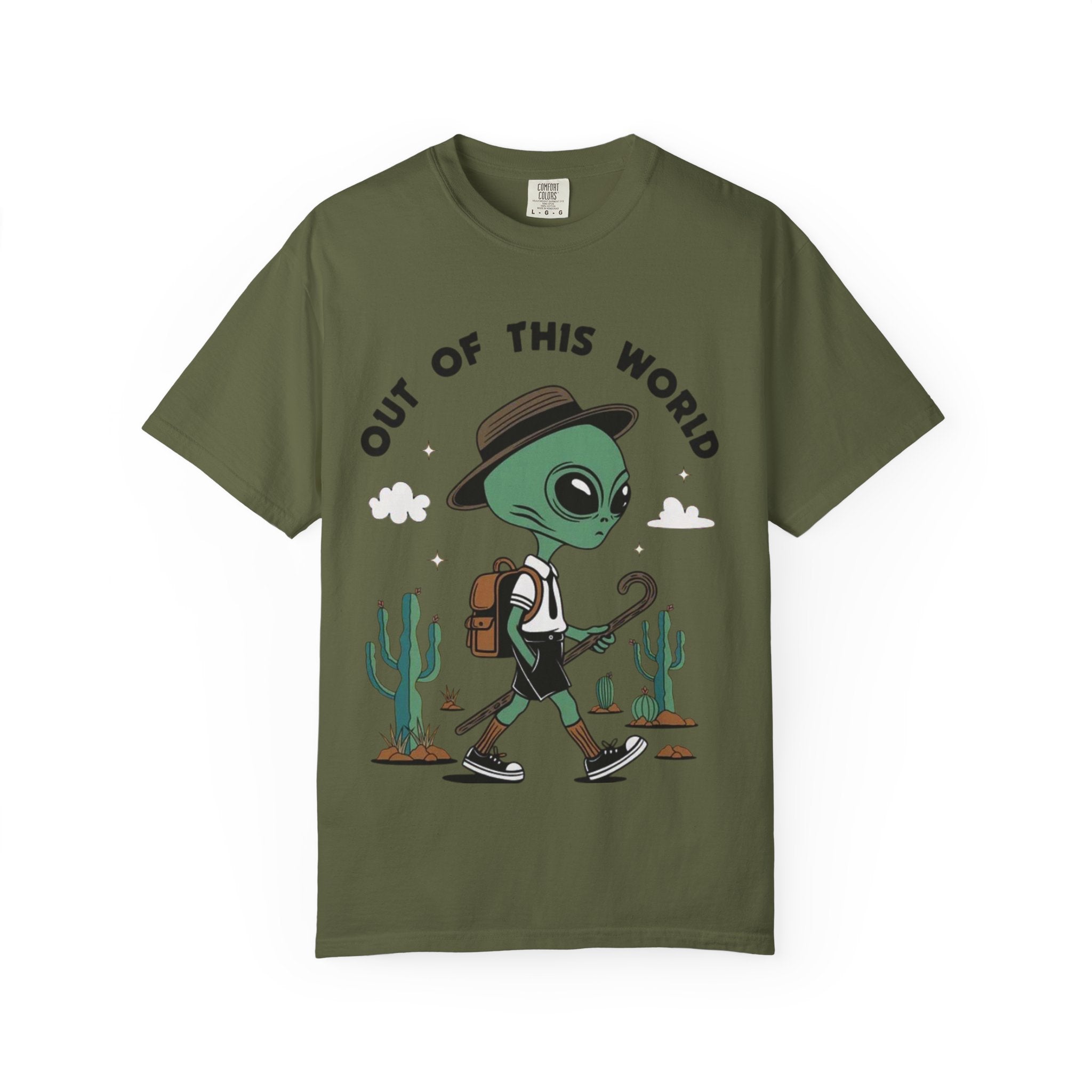 Out of This World Alien T-Shirt – Fun Unisex Graphic Tee for Space Lovers