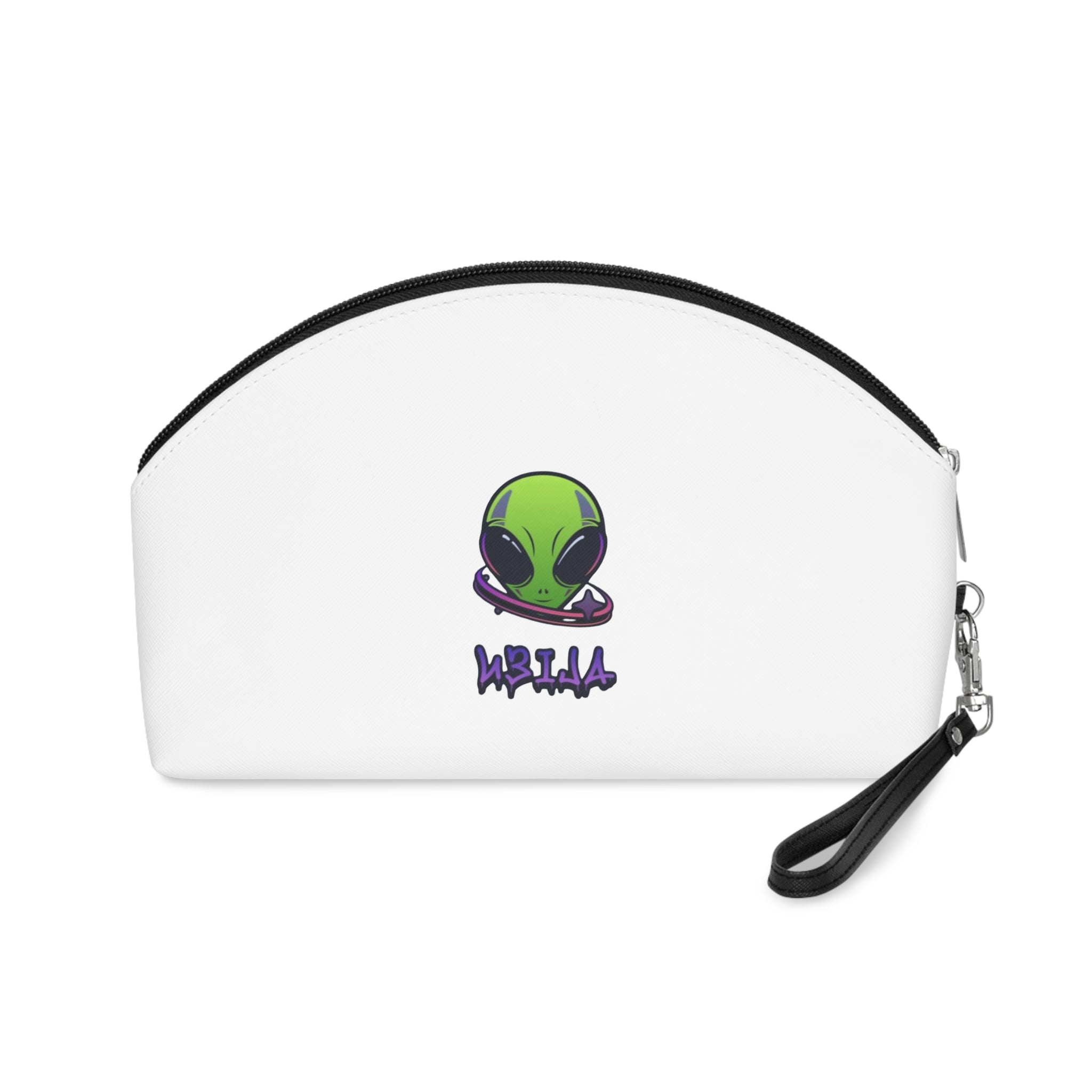 Alien Makeup Bag, Cosmetic Pouch, Funny Gifts for Her, Space-themed Travel Organizer, Makeup Storage, Alien Lover Accessories