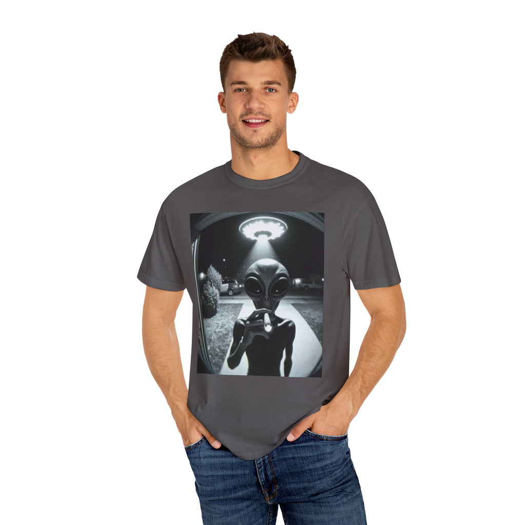 Alien Encounter Unisex Garment-Dyed T-Shirt