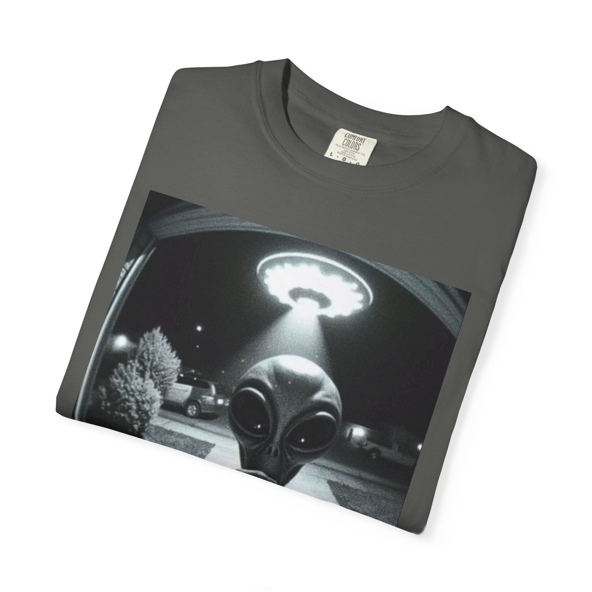 Alien Encounter Unisex Garment-Dyed T-Shirt