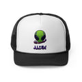 Alien Graphic Trucker Cap - Cool Cosmic Style for Sci-Fi Lovers