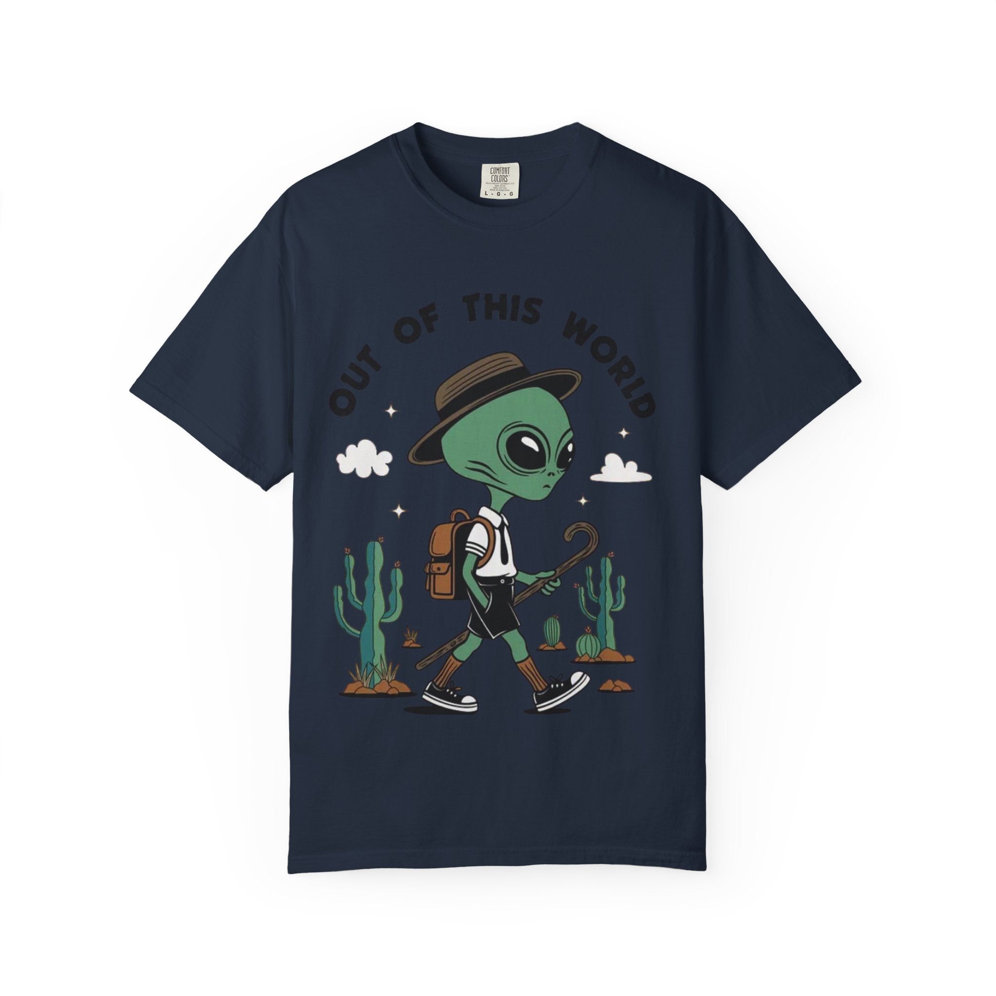 Out of This World Alien T-Shirt – Fun Unisex Graphic Tee for Space Lovers