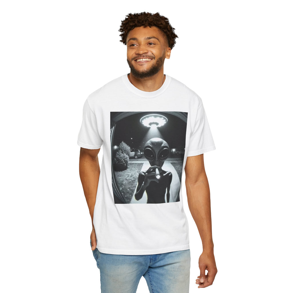 Alien Encounter Unisex Garment-Dyed T-Shirt