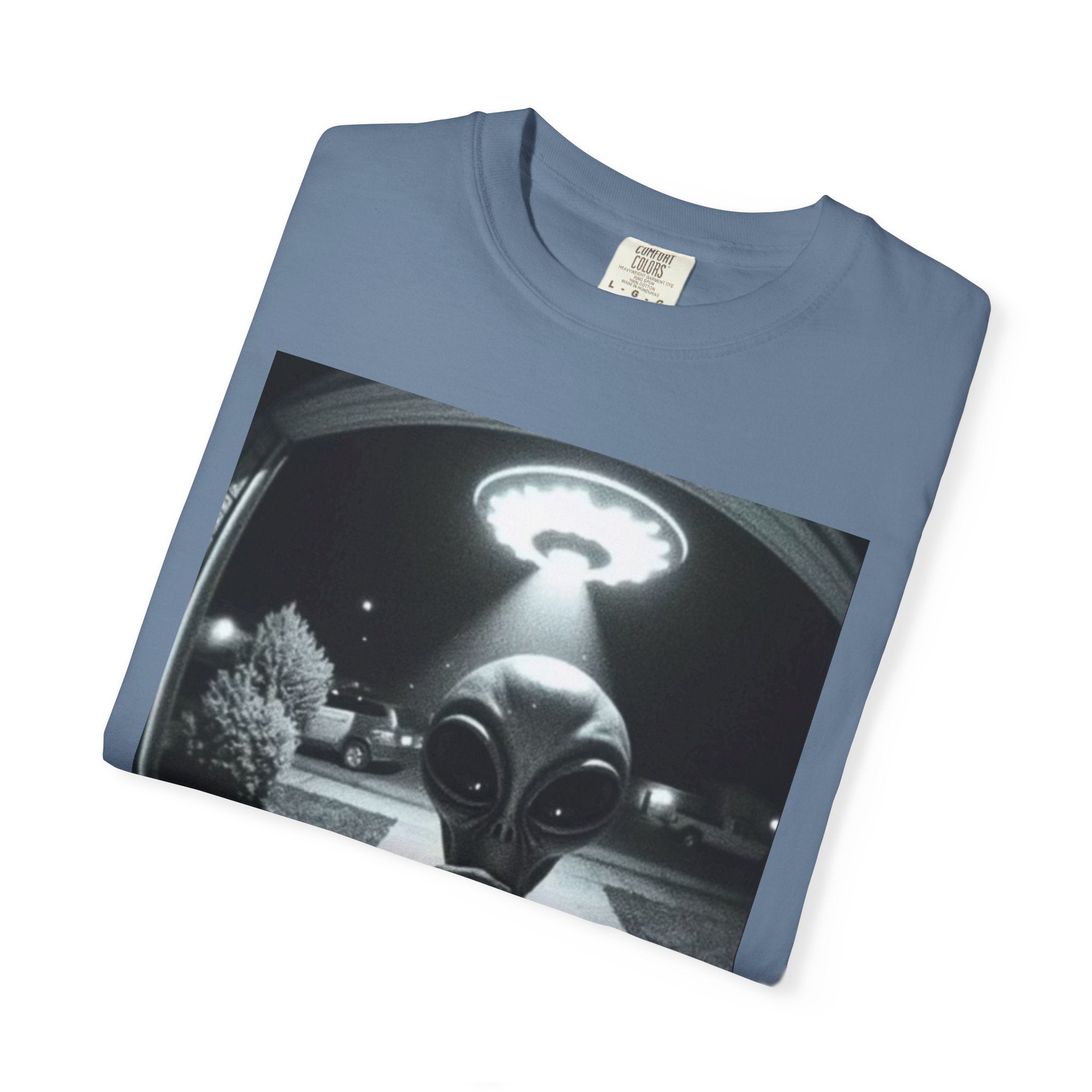 Alien Encounter Unisex Garment-Dyed T-Shirt