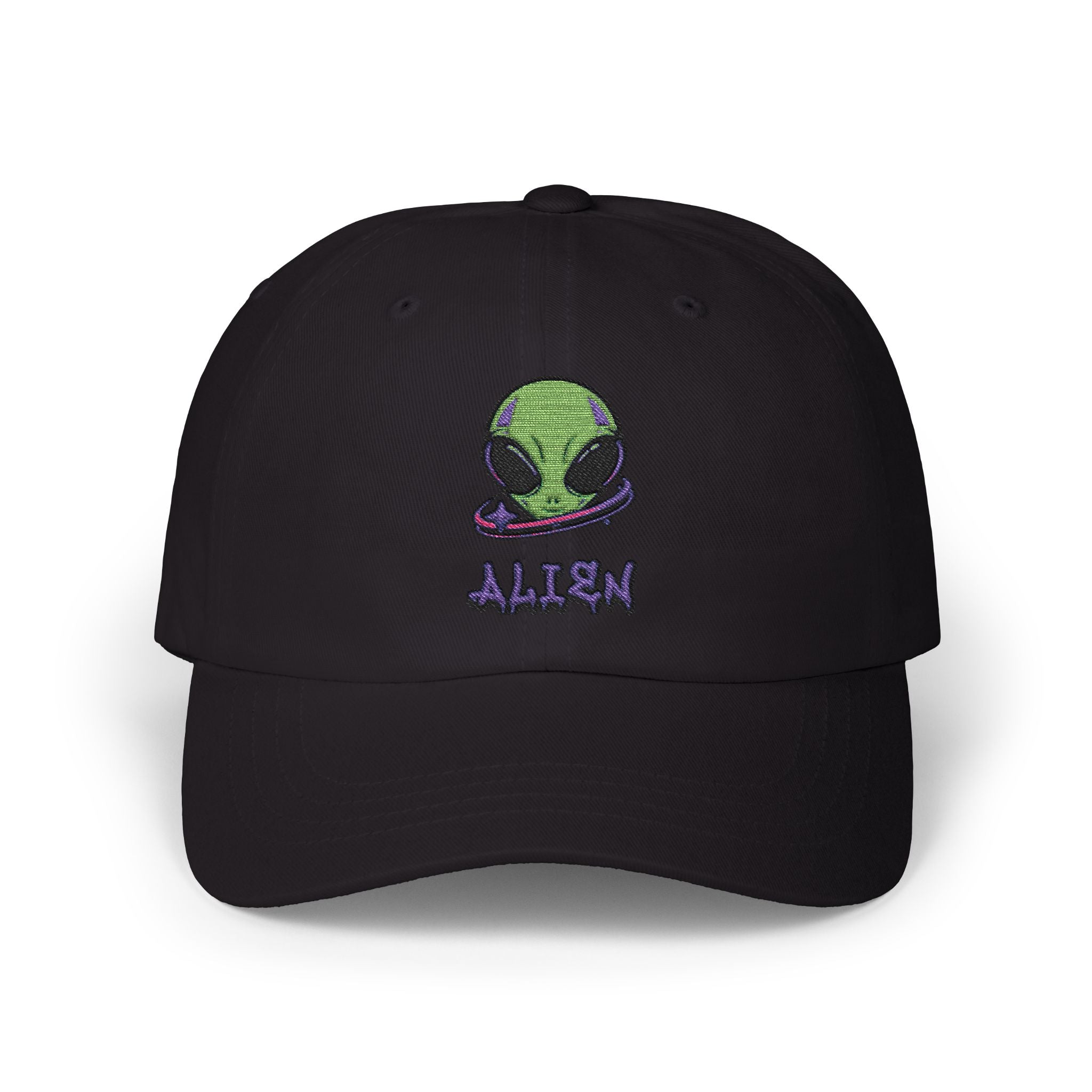Alien Embroidered Classic Dad Cap - Trendy Casual Hat for Space Lovers