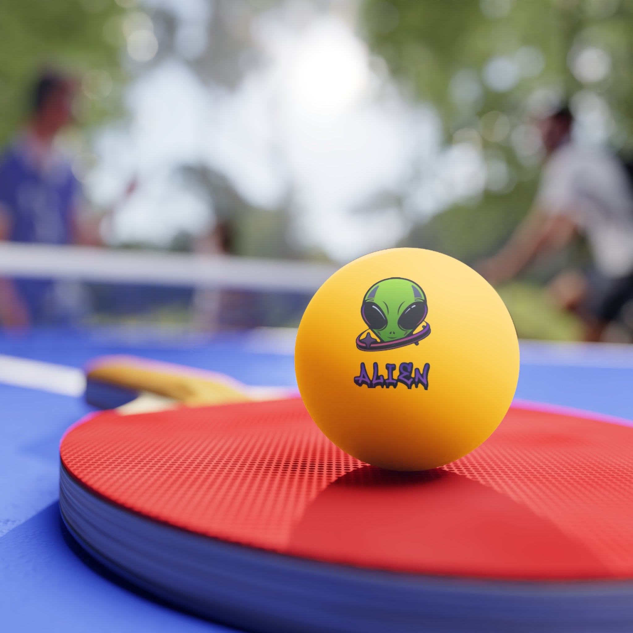 Alien Ping Pong Balls Set, Fun Game Accessories for Parties, Unique Gifts for Gamers, Alien-Themed Party Supplies, Outer Space Decor