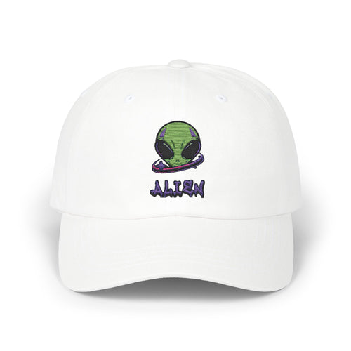 Alien Embroidered Classic Dad Cap - Trendy Casual Hat for Space Lovers
