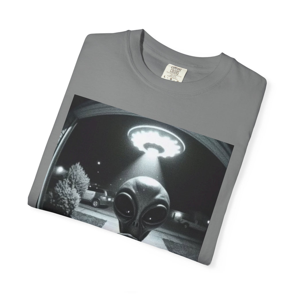 Alien Encounter Unisex Garment-Dyed T-Shirt
