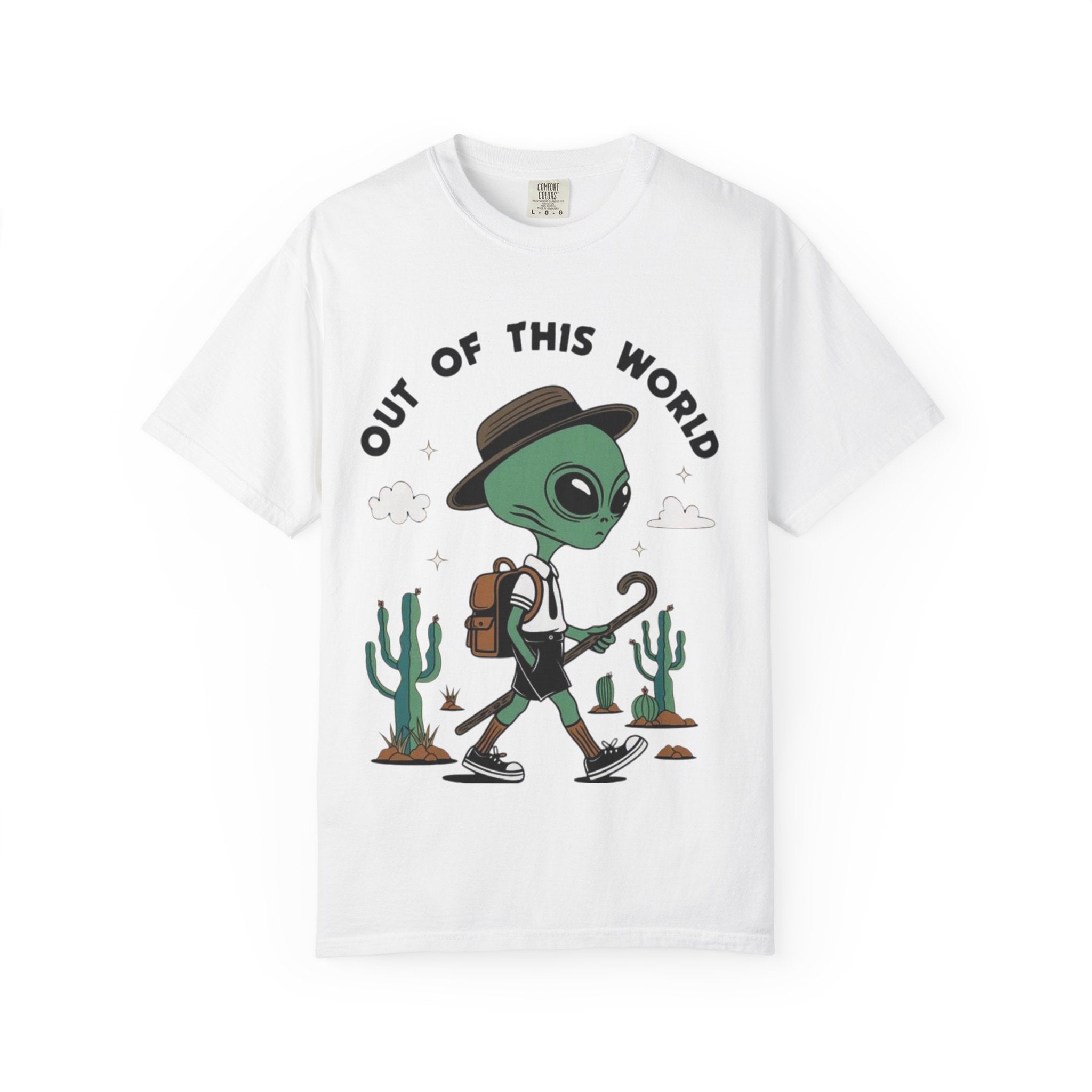 Out of This World Alien T-Shirt – Fun Unisex Graphic Tee for Space Lovers