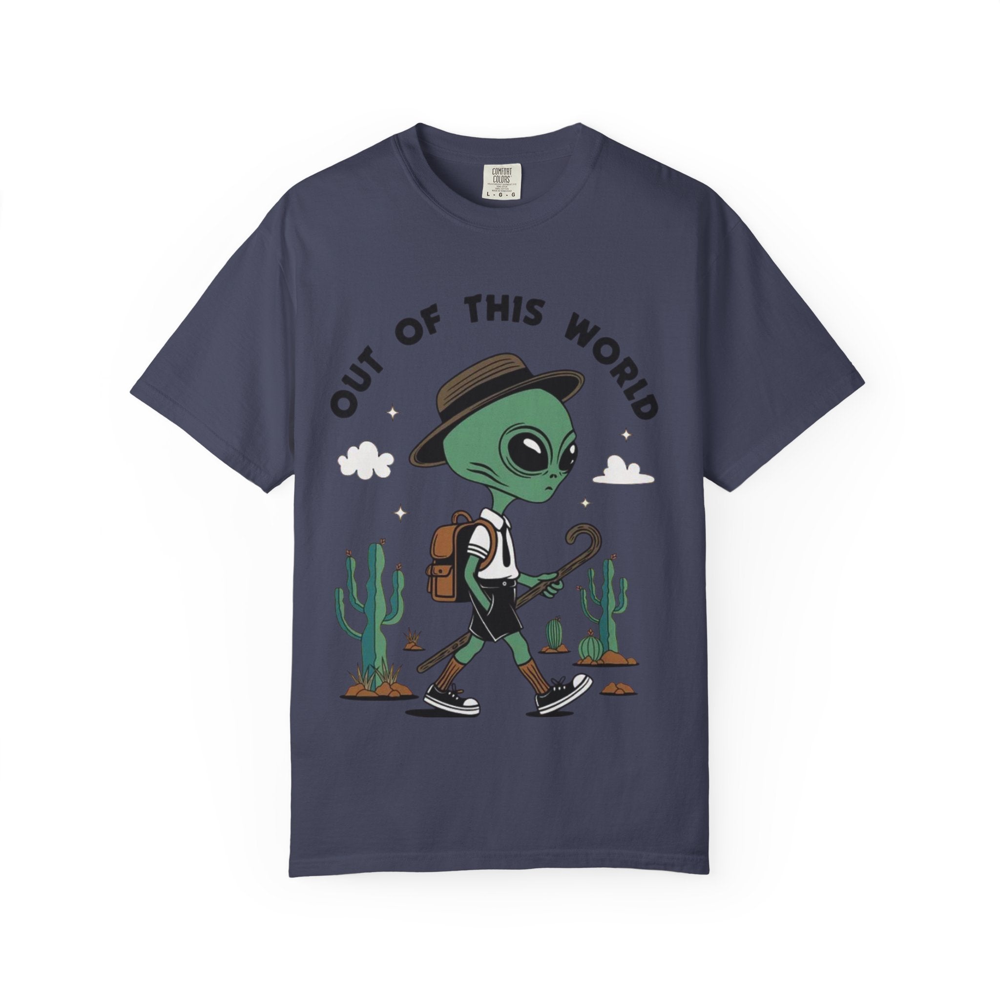 Out of This World Alien T-Shirt – Fun Unisex Graphic Tee for Space Lovers
