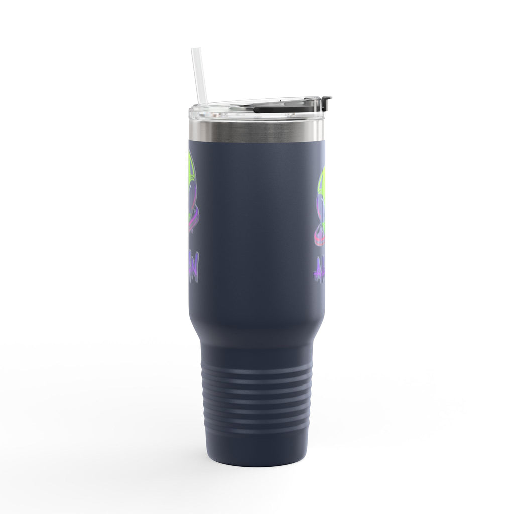 Alien Insulated Travel Mug, 40oz - Perfect for Road Trips, Gift for UFO Lovers, Unique Travel Gear